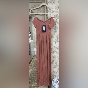 Dusty Pink maxi dress